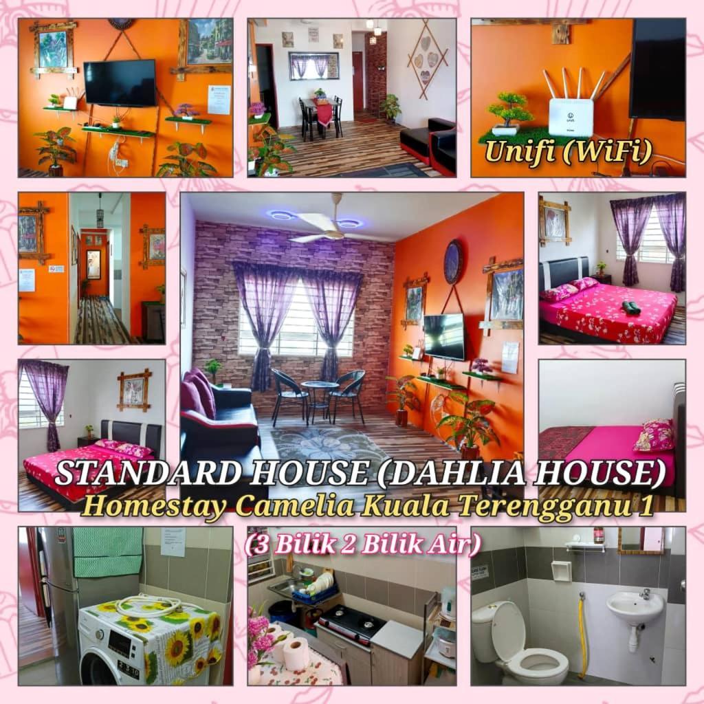 Homestay Camelia Kuala Terengganu Houses 3 Room 2 Bathroom - Near Batu Buruk Beach , Drawbridge, Pasar Payang, Ktcc Mall & Hospital Hsnz 部屋 写真